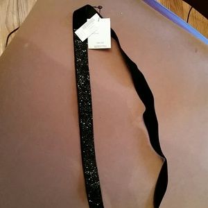 Black decorative belt WHBM